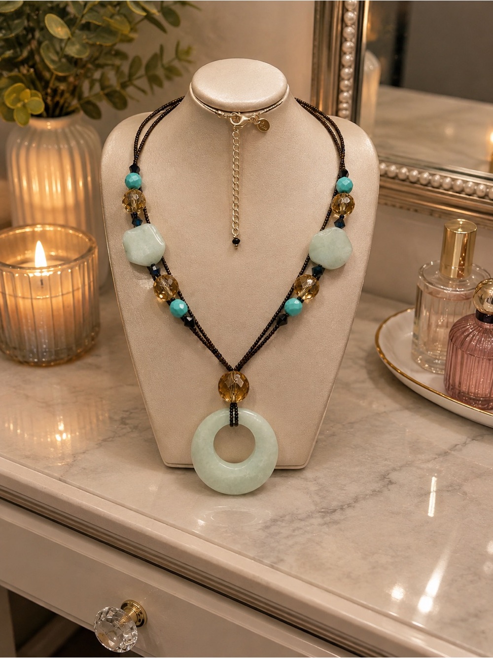 Lia Sophia "Cayman" multi-layered necklace